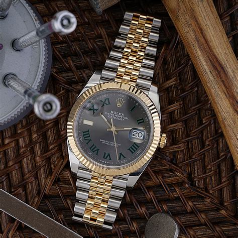 rolex datejust two tone wimbledon|rolex datejust wimbledon 2019.